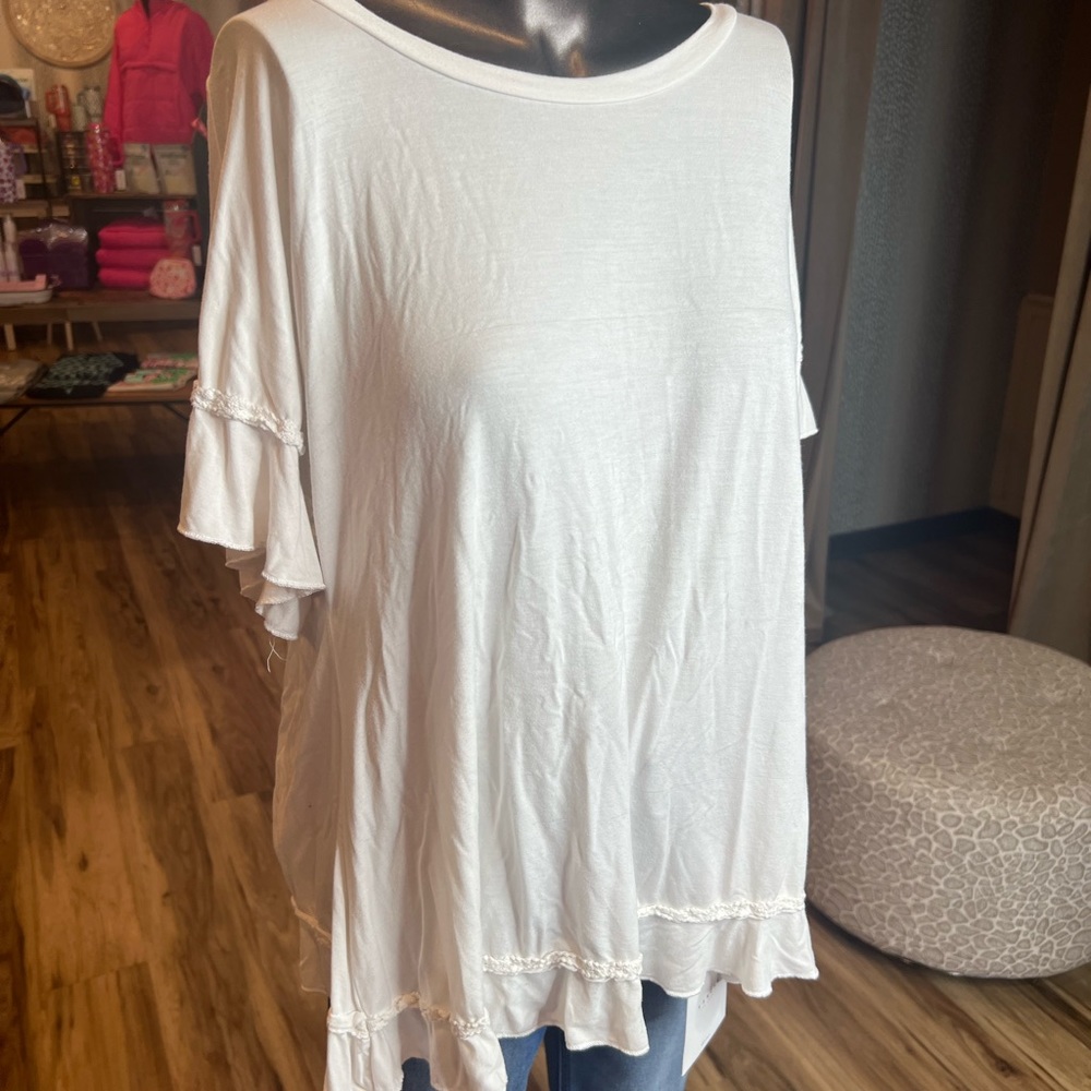 Split Back Pol Top - image 1